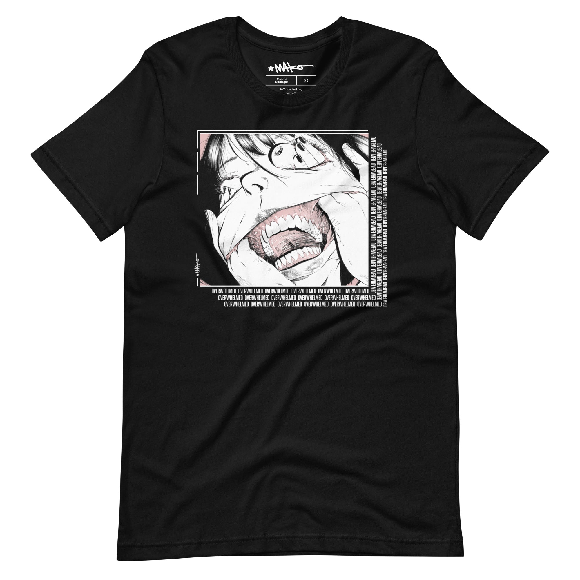 OVERWHELMED Unisex t-shirt