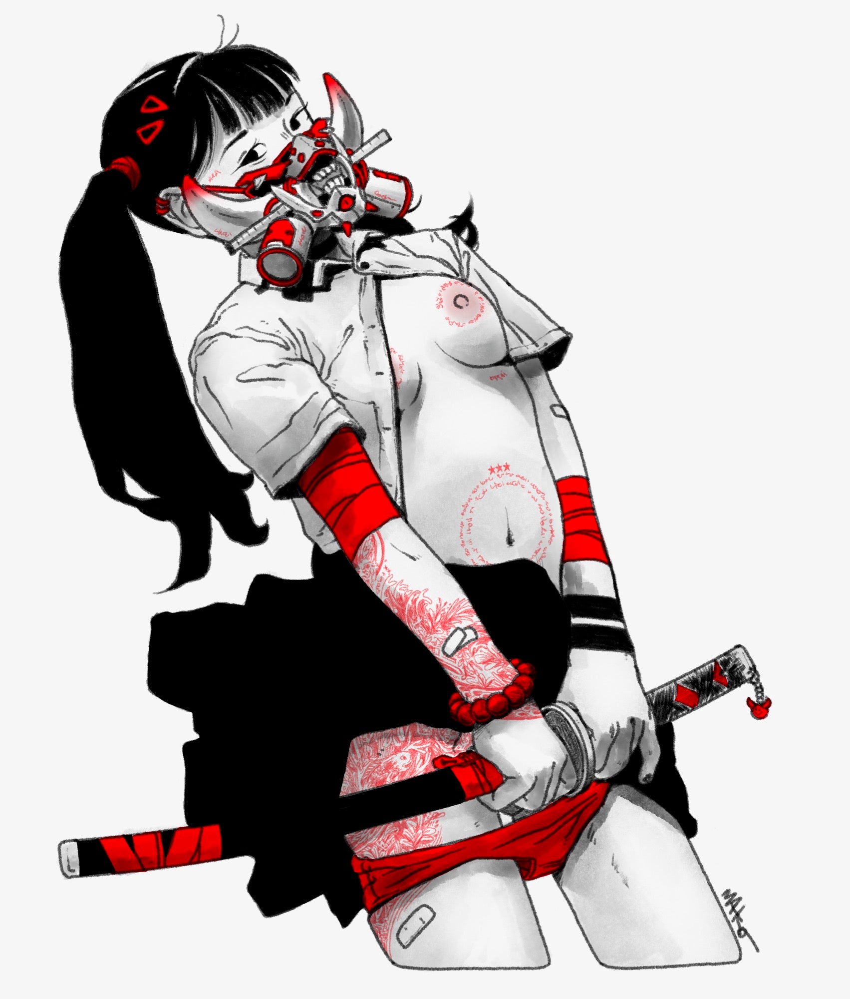 ONI RED PRINT