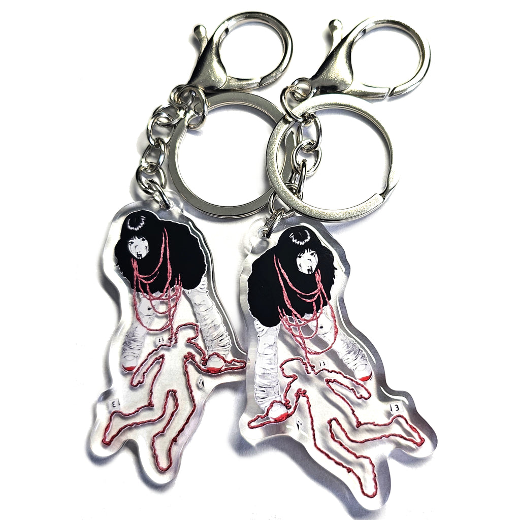 CRIME SCENE KEYCHAIN