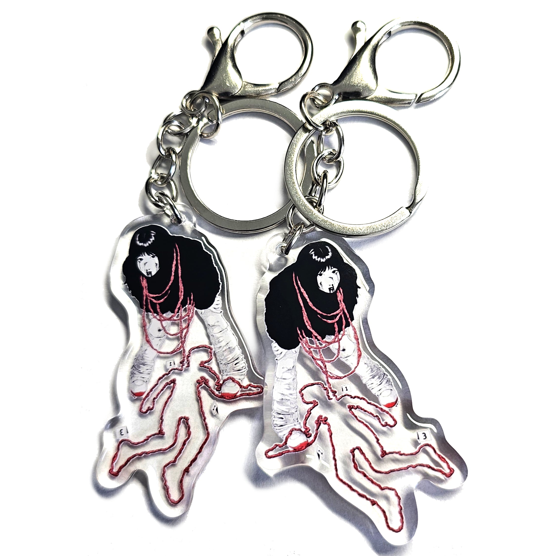 CRIME SCENE KEYCHAIN