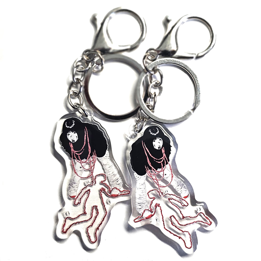 CRIME SCENE KEYCHAIN