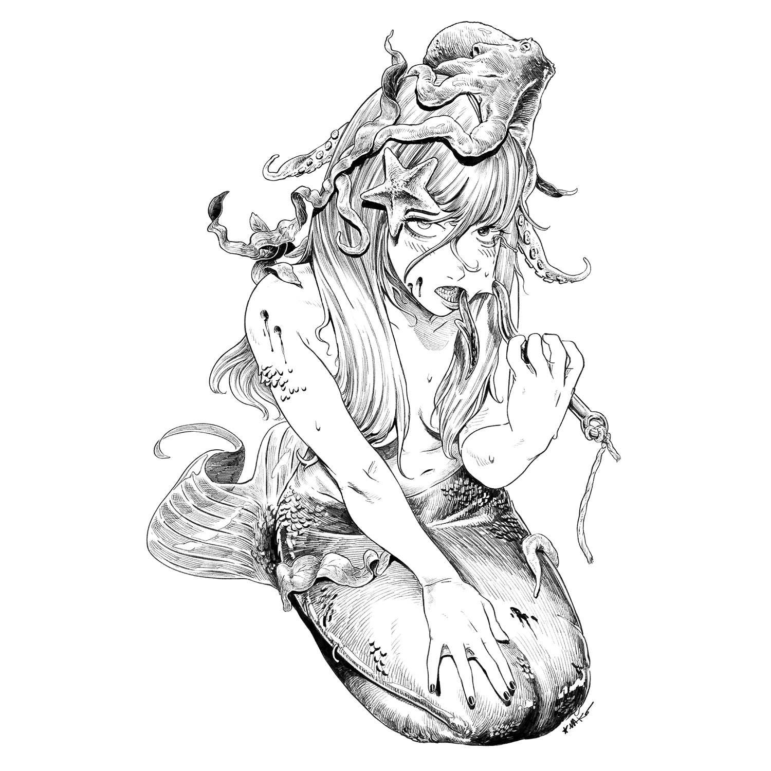 LAST MERMAID PRINT