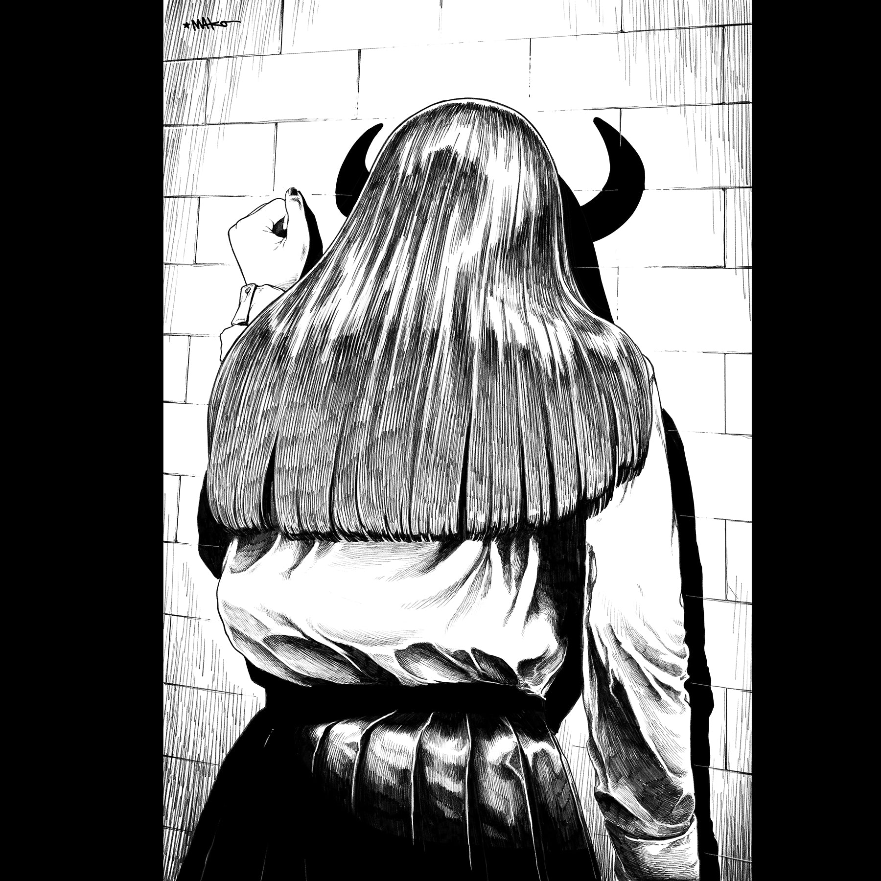 SHROUDED DEVIL PRINT