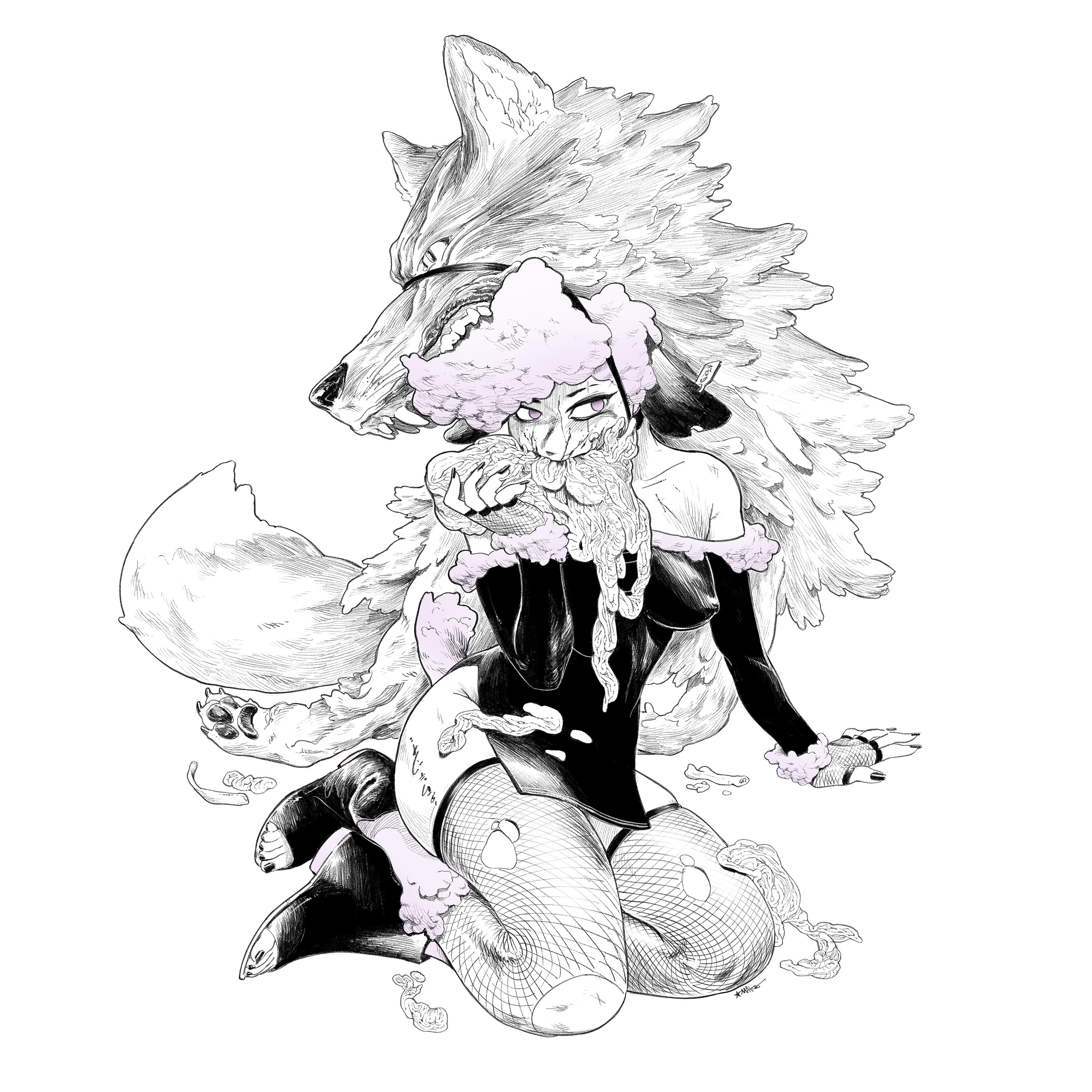 LAMB AMONGST THE WOLVES PRINT