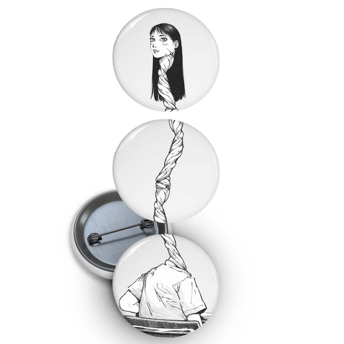 ROKUROKUBI BUTTON SET
