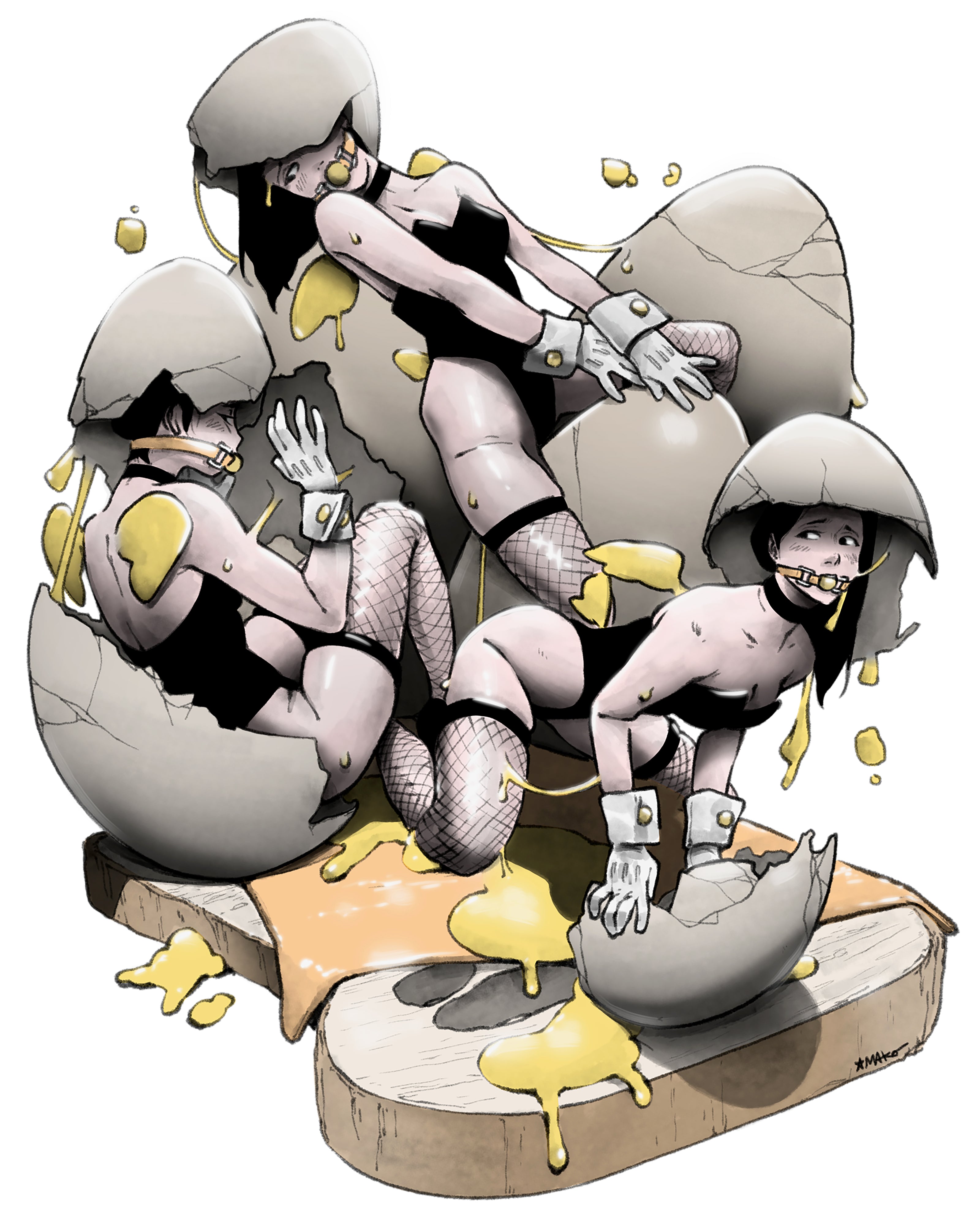 EGG-SANDWICH PRINT