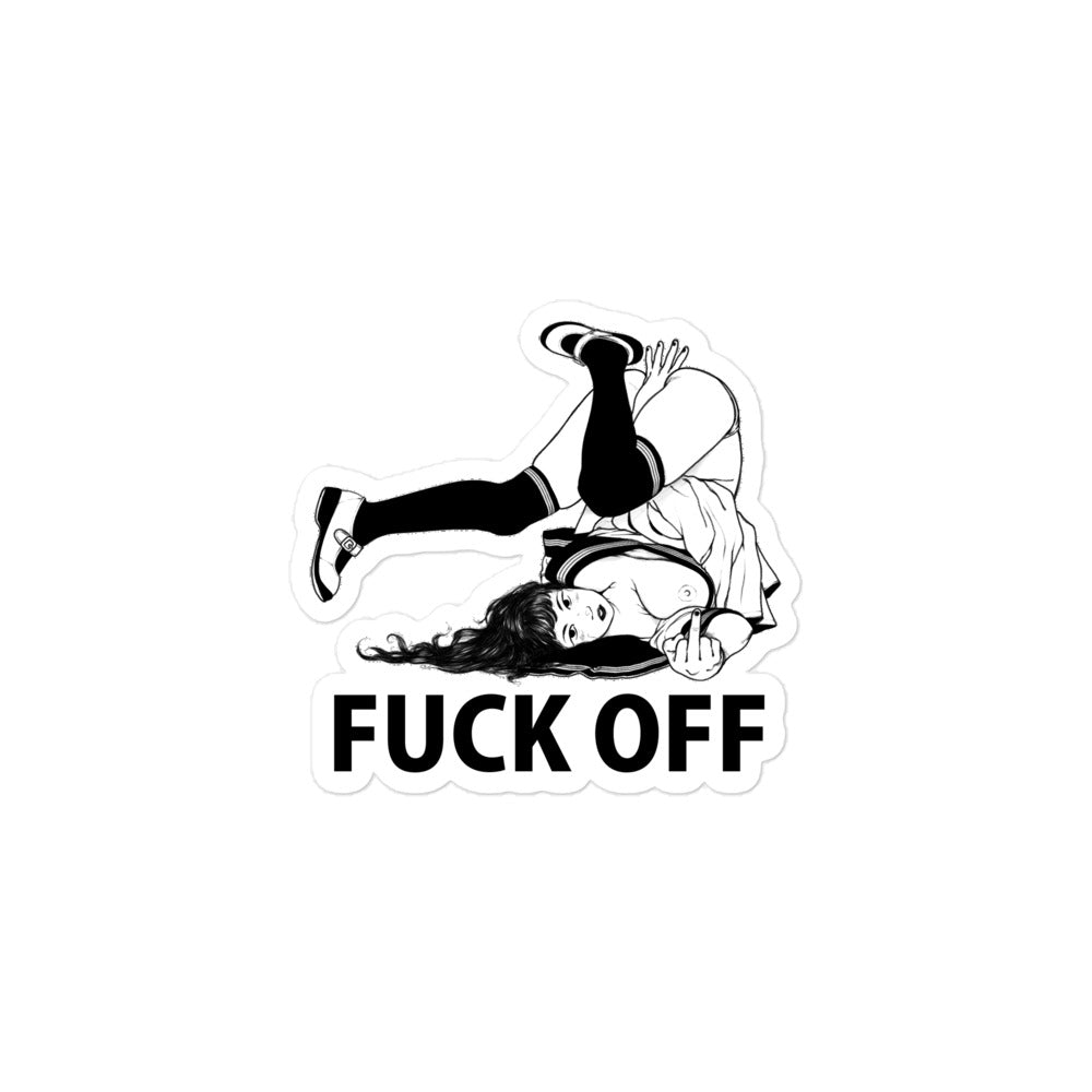 FUCK OFF stickers