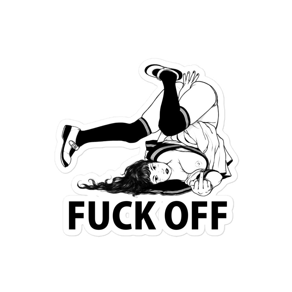 FUCK OFF stickers