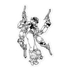ROBO-COWGIRL stickers