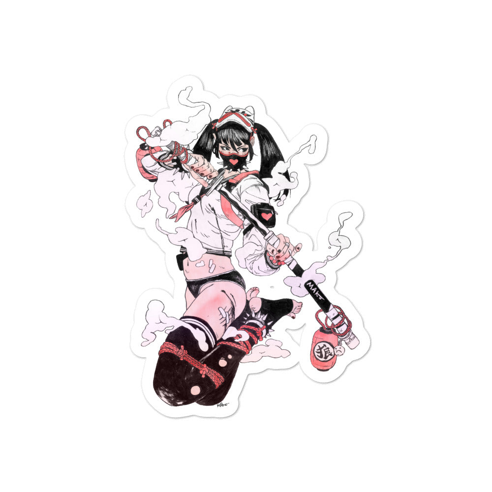 BLEED stickers
