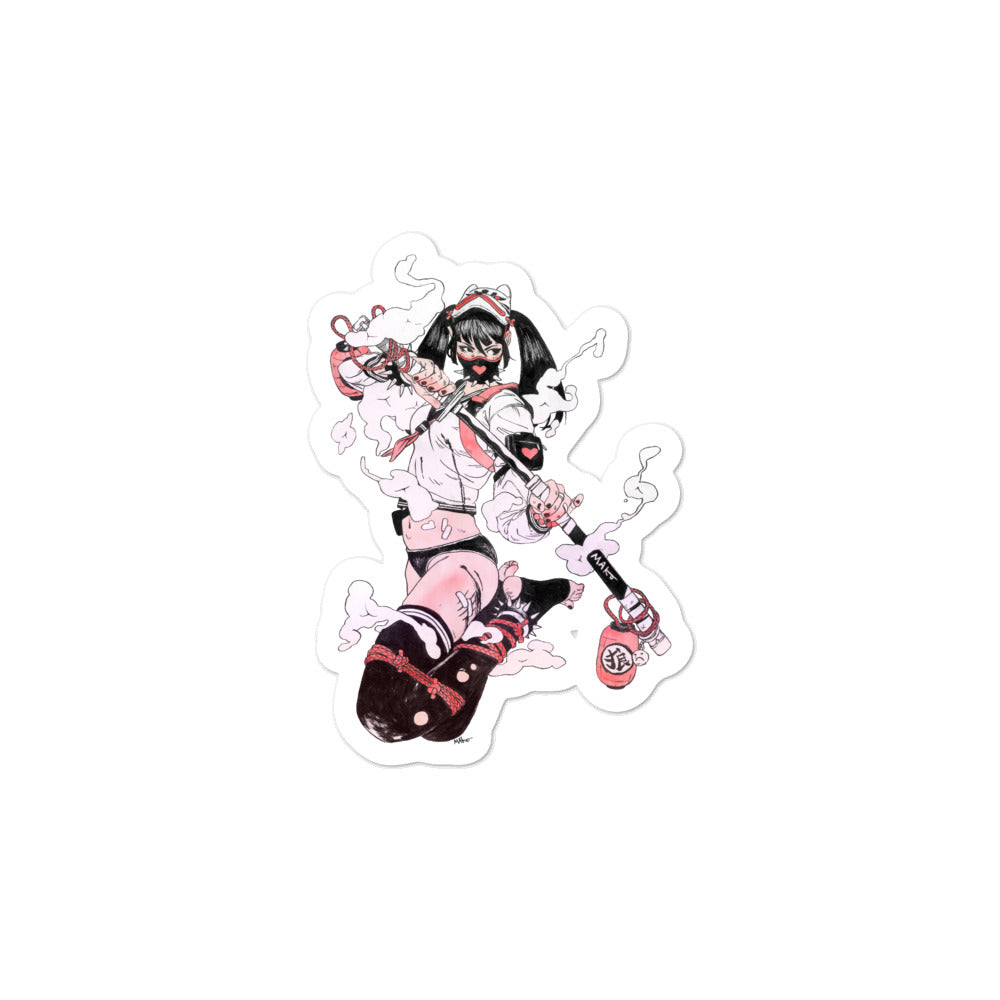 BLEED stickers