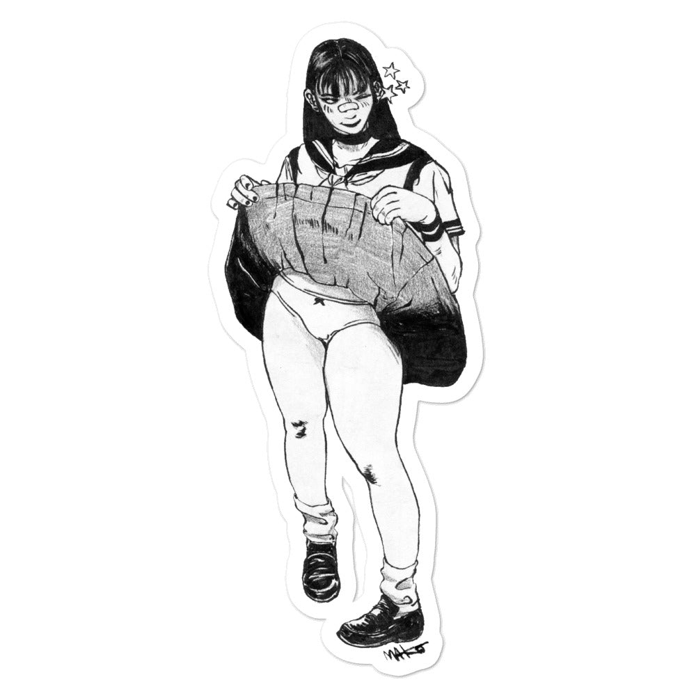 WANNA PEEK? stickers