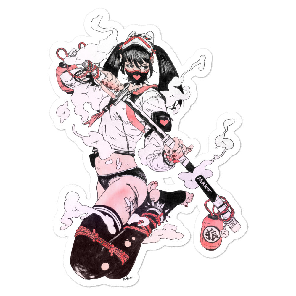 BLEED stickers