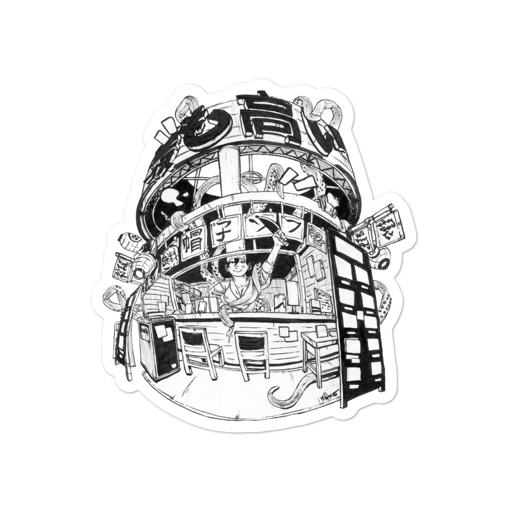 The tallest chef stickers