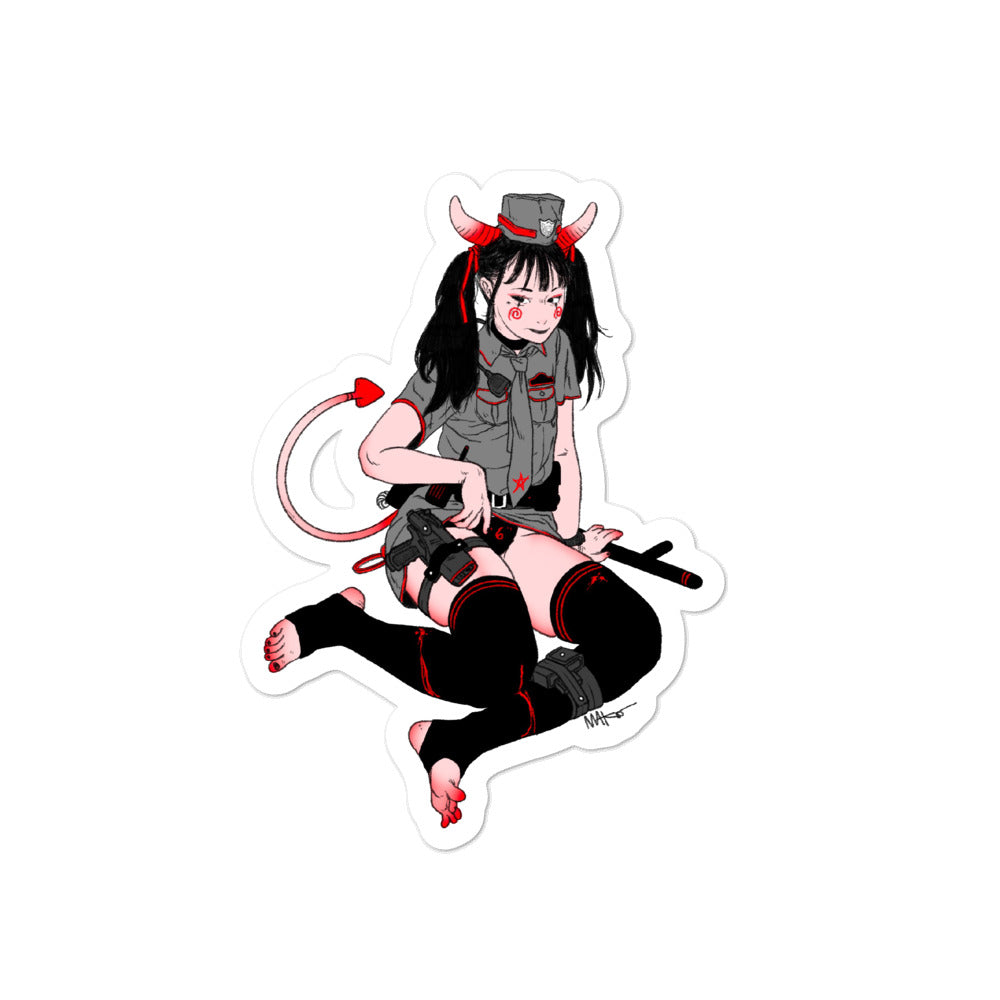 DEMON COP "YUI" stickers