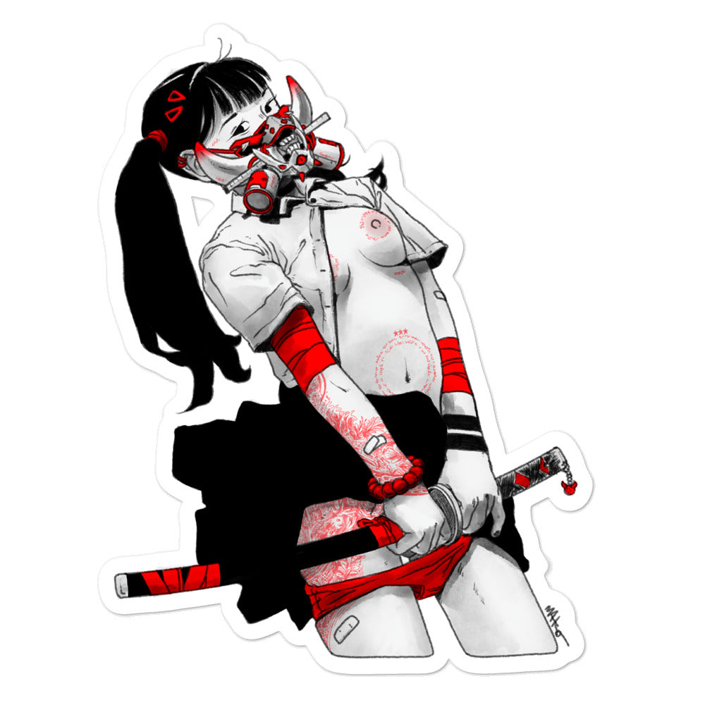 ONI RED stickers